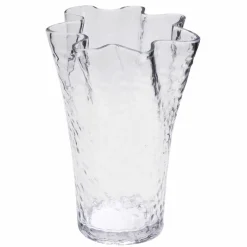 Ruffle vase, klar