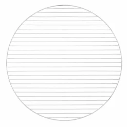 Rund grillrist 54,5 cm, rustfritt stål