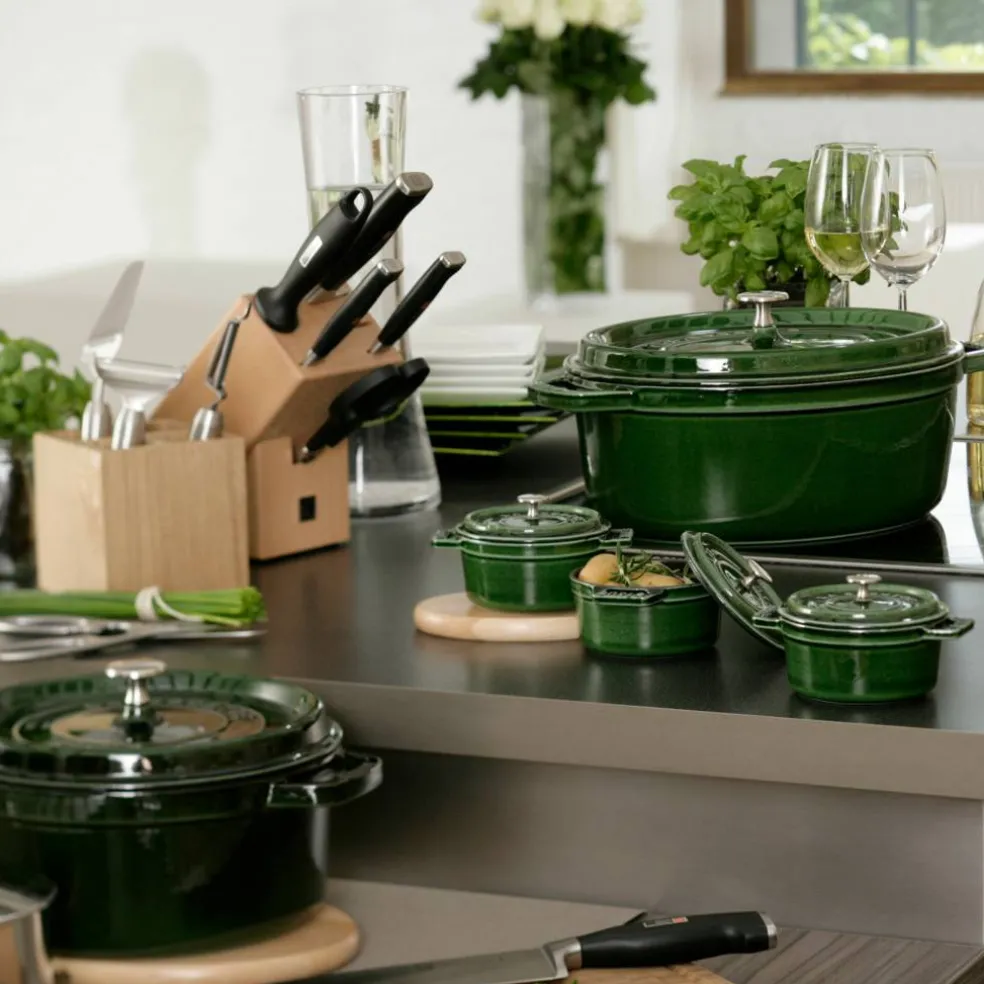 Rund Gryte 24 cm 3,8 liter Blå