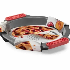 Rund nonstick bakeform 28 cm, grå