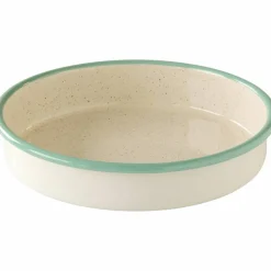 Rund ovnsform 28 cm, cream lux