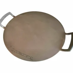 Rund pizzastål med grep, 49 cm