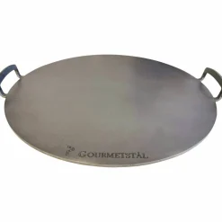 Rund pizzastål med grep, 33 cm
