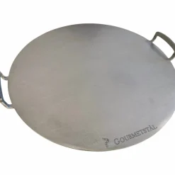 Rund pizzastål med grep, 33 cm