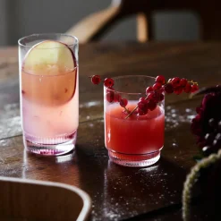 Saga høye tumbler glass, 2 pack