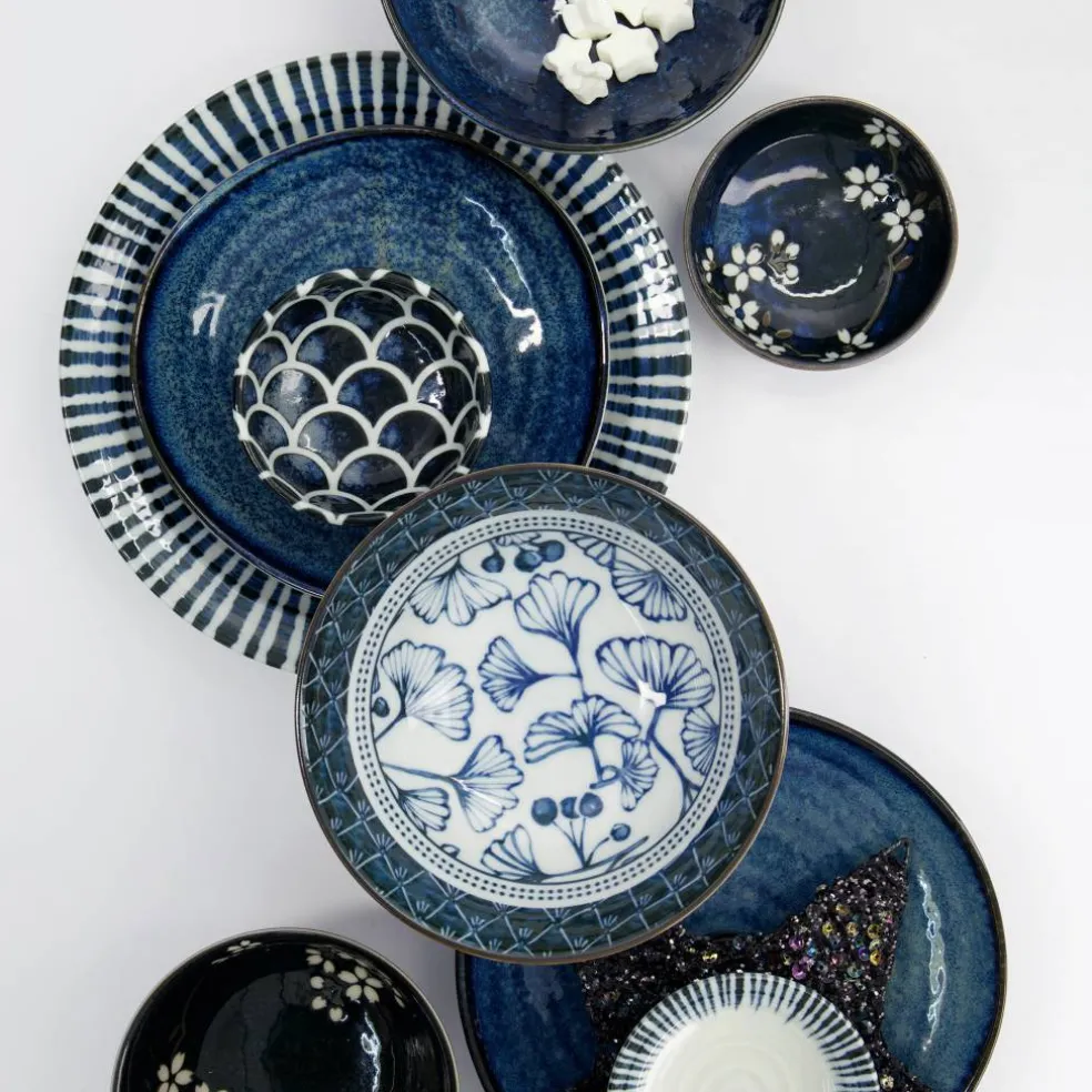 Sakura skål 16 cm, cobalt blue