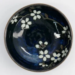 Sakura skål 16 cm, cobalt blue