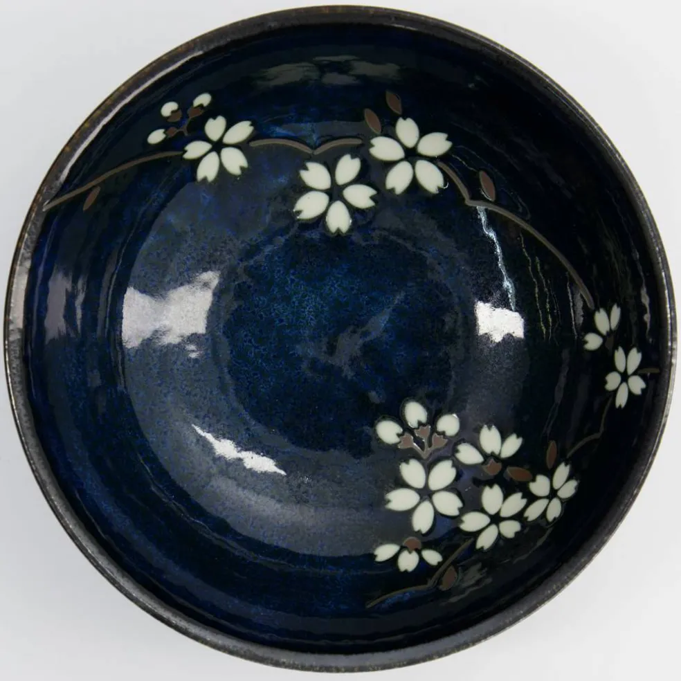 Sakura skål 16 cm, cobalt blue