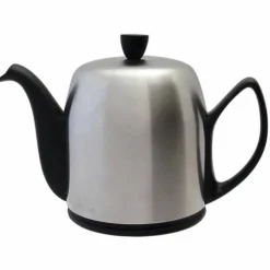 Salam tekanne 0,37 liter, svart/stål