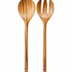 Salatbestikk 34 cm, teak