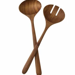 Salatbestikk, teak
