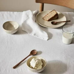 Salatsett skjeer, teak