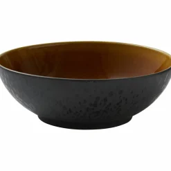 Salatskål Svart Amber