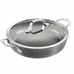 Salina serveringspanne med lokk 28 cm, aluminium