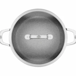 Salina serveringspanne med lokk 28 cm, aluminium