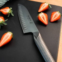 Santokukniv 18 cm DLC, olivenslipt