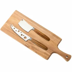 Sany serveringsbrett 41x15 cm + 2 ostekniver