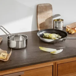 Sautékasserolle 1,3 liter, rustfritt stål