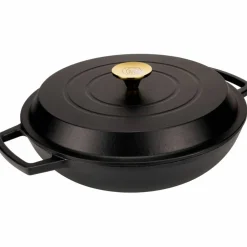 Sautépanne i støpejern, 28 cm