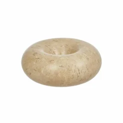 Savi lysestake marmor 4 cm, beige