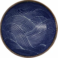 Seigaiha Blue skål, 12 cm