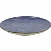 Seigaiha Blue tallerken, 25 cm