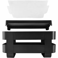 Selvvannende Herb Organiser stål, sort