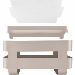 Selvvannende Herb Organiser stål, sort