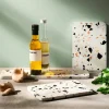 SERVE-IT serveringsfat 16 cm, hvit terrazzo