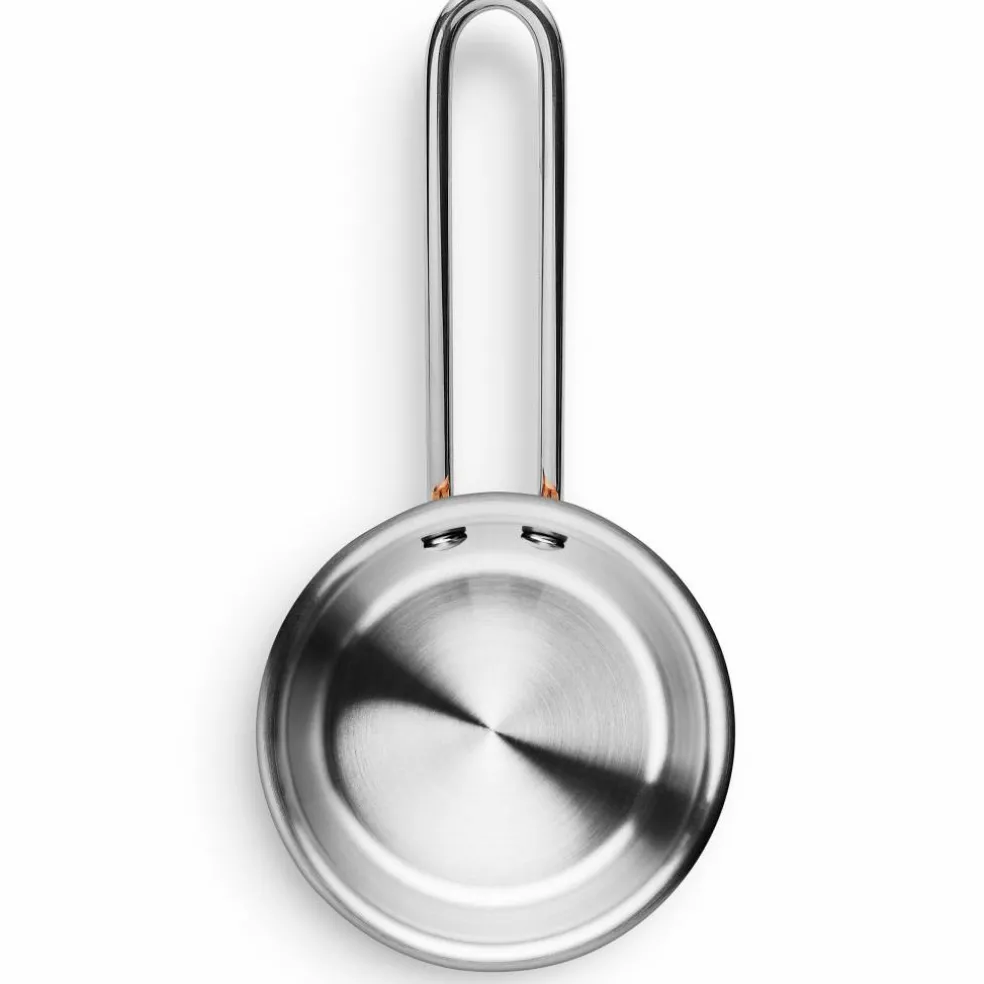 Serveringskasserolle i kobber 9 cm