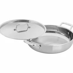 Serveringspanne med lokk 28 cm