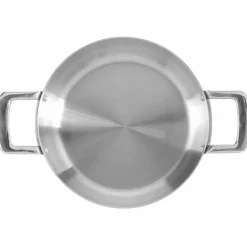 Serveringspanne med lokk 26 cm, rustfritt stål