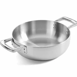 Serveringspanne med lokk 28 cm, rustfritt stål