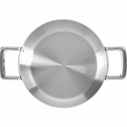 Serveringspanne med lokk 28 cm, rustfritt stål