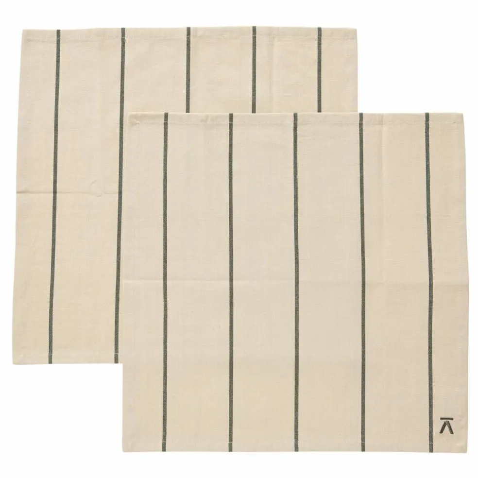 Servietter 45 × 45 cm 2-pakning, grønn