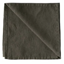 Serviett 45x45 cm, hazelnut stripe