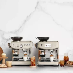 SES876ALM Barista Express™ Impress espressomaskin, almond nougat