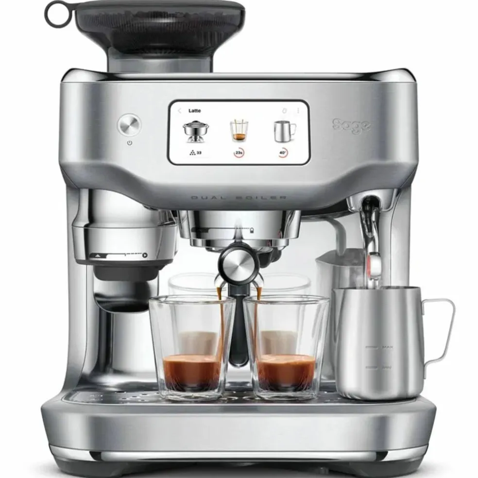SES995BSS Oracle Dual Boiler espressomaskin, rustfritt stål