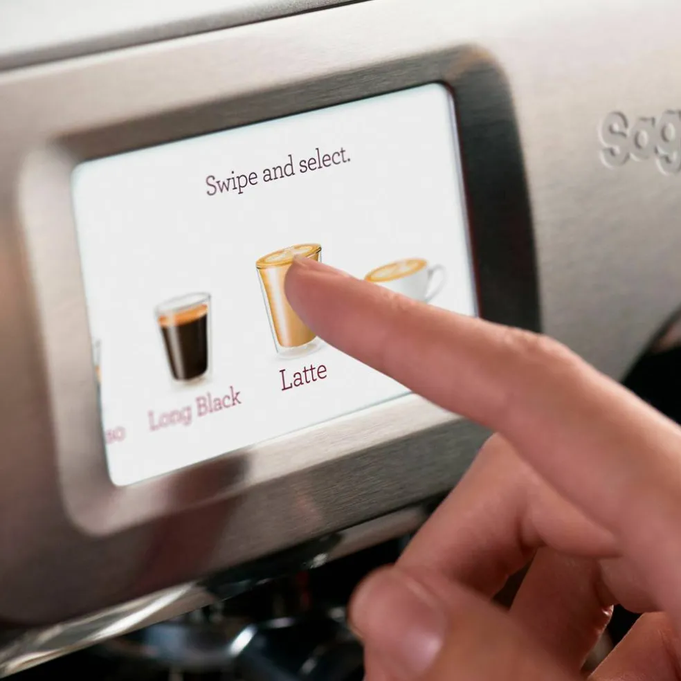 SES880BST The Barista Touch Espressomaskine, koksgrå