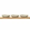 Shoku bambusbrett med 2 skåler 28,5x13 cm, soft beige