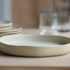 Shoku serveringsfat 28 cm, soft beige