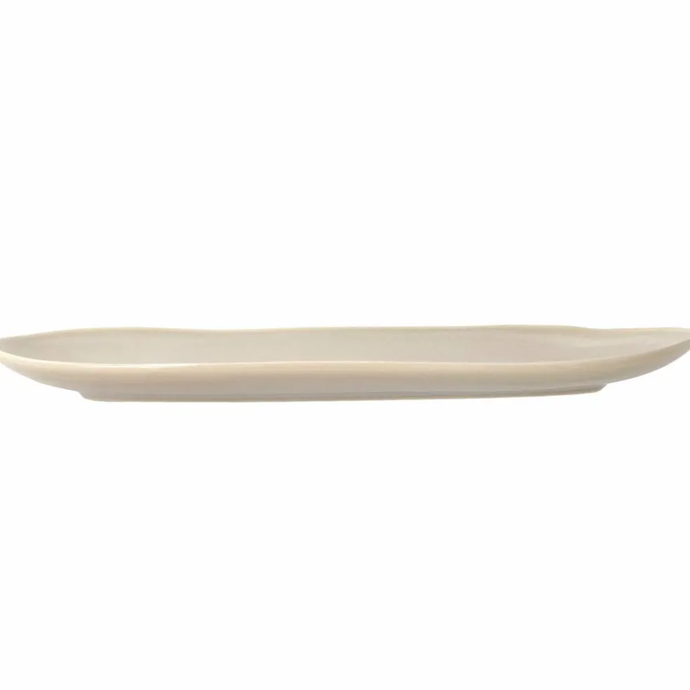 Shoku serveringsfat 34x18 cm, soft beige