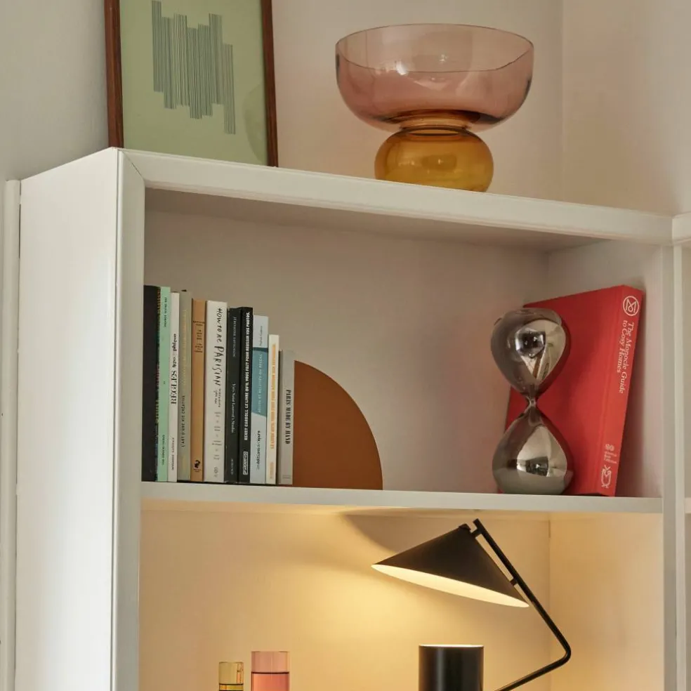 Show vase 25 cm, rav/rosa