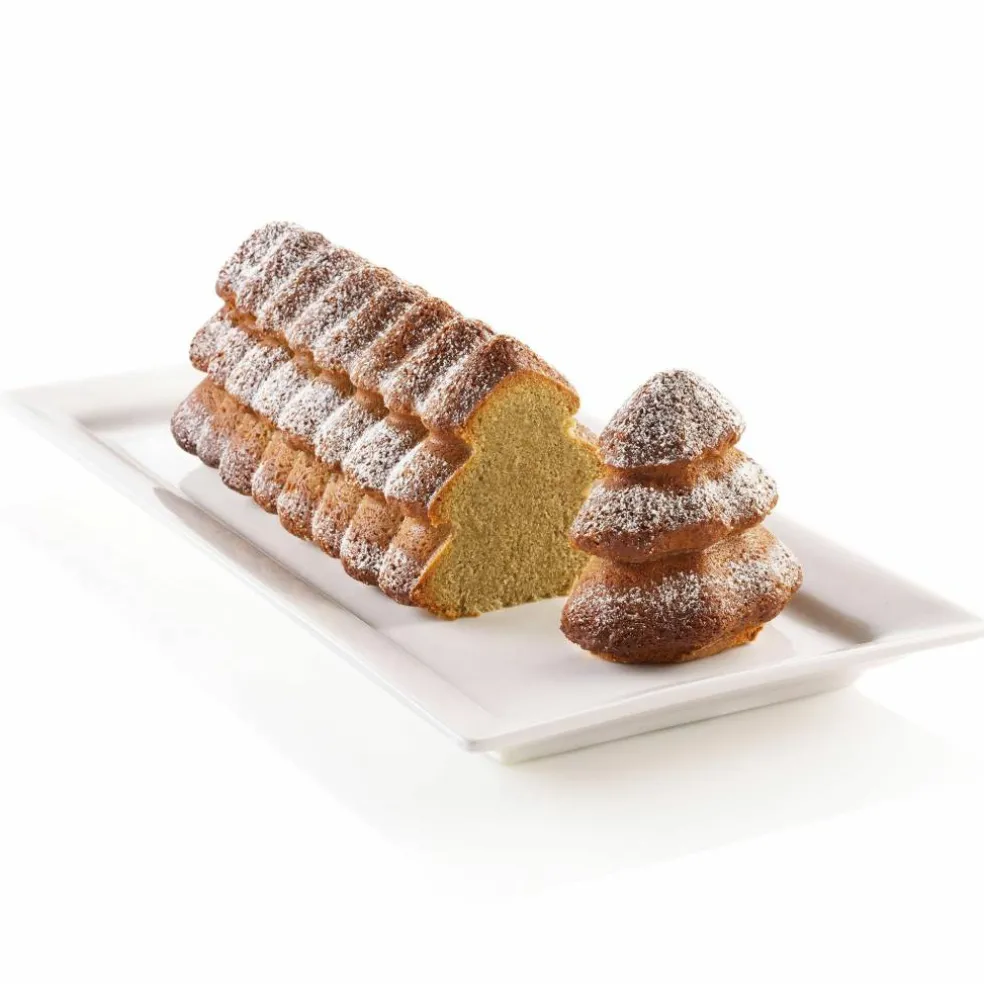 Silikonform Buche Sapin 25 cm x 8,9 cm