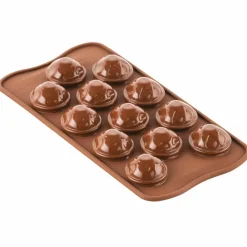 Silikonform Sjokolade Hodeskalle, Ø 3cm