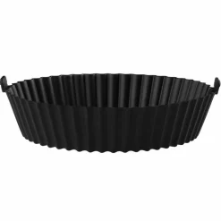 Silikonform til airfryer 21,5x17,5 cm, svart