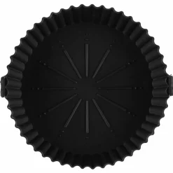 Silikonform til airfryer 21,5x17,5 cm, svart