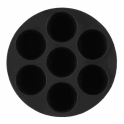 Silikonmuffinsform til airfryer, svart