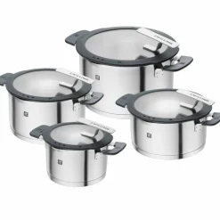 Simplify grytesett 4 deler + 4 lokk, rustfritt stål