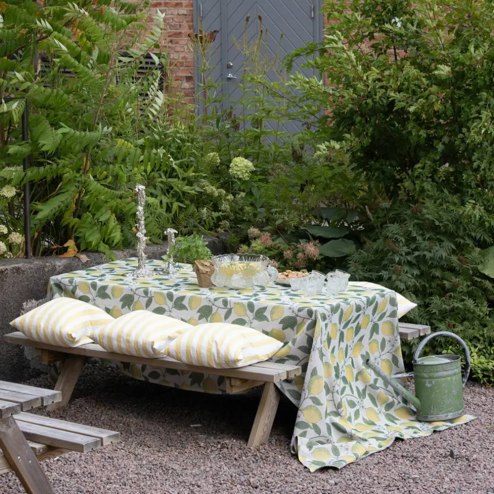 Sitroner bordduk 145 × 250 cm